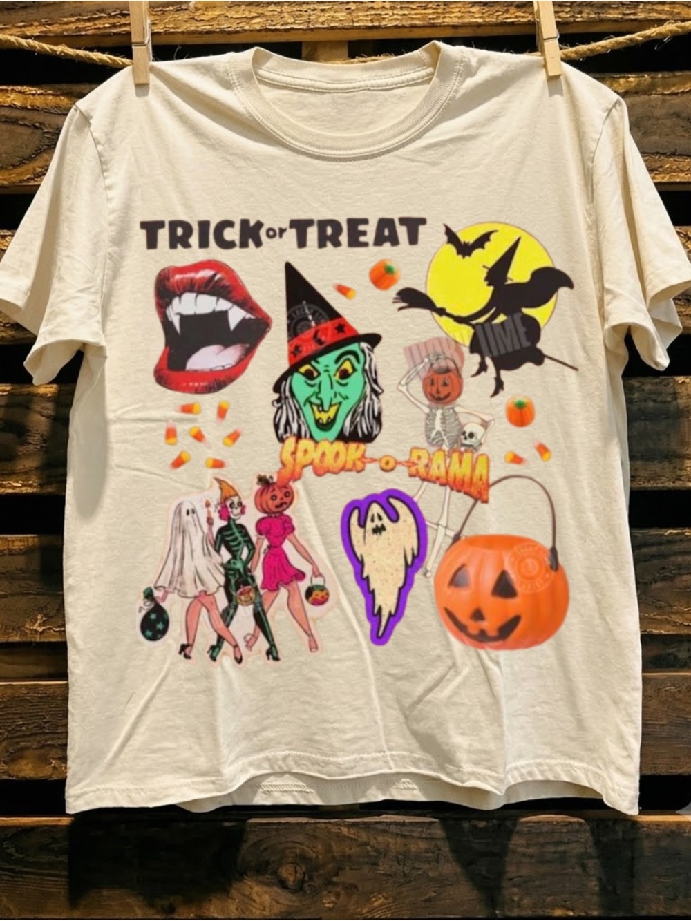 Trick Or Treat Shirt, Cute Halloween Tee, Spooky Season Fall Vibes Tee